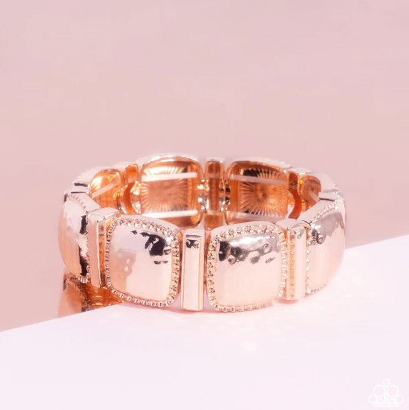Textured Tranquility - Rose Gold