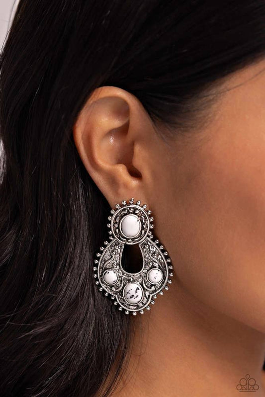 Herradura artesanal color blanco