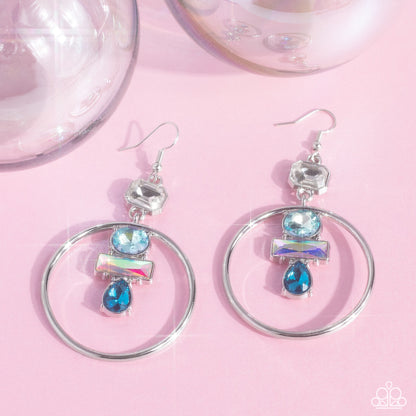 Glamour geométrico - Azul