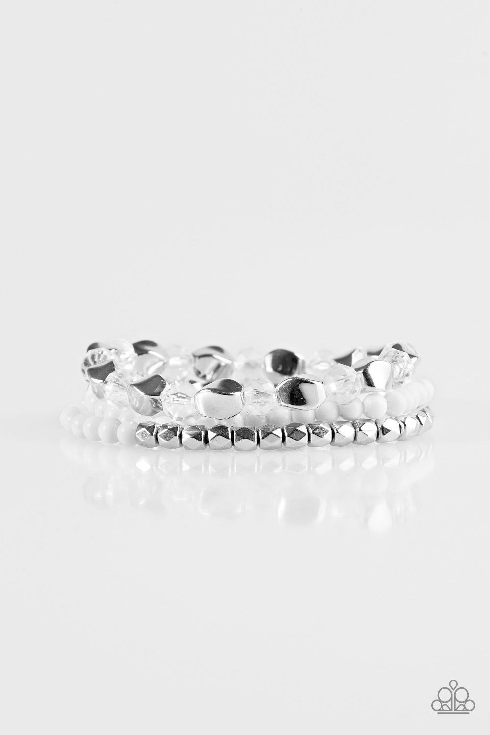 Beaded Bravado - White
