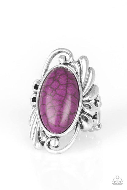 Puesta de sol en Sedona, color púrpura